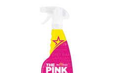 Pink-Colored Cleaning Sprays
