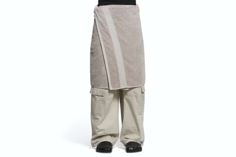 Towel-Resembling Luxe Skirts
