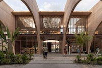Arched Concrete Community Centers Image 1