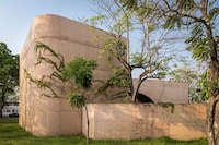 Arched Concrete Community Centers Image 3