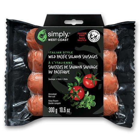 Health-Focused Salmon Sausages