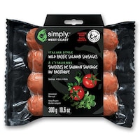 Health-Focused Salmon Sausages