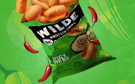 Piquant Cheese Protein Chips