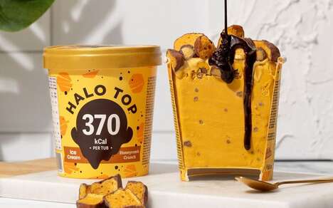 Low-Calorie Honeycomb Ice Creams