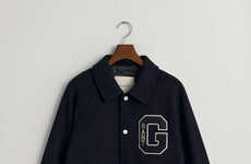 Vintage-Inspired Wool Varsity Jackets