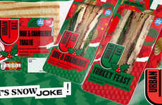 Festive Prepackaged Sandwiches