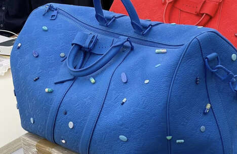 Pill-Scattered Luxe Bag Designs
