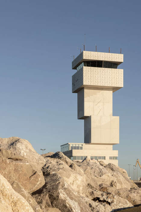 Stacked Pebble-Inspired Towers