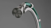 Triple-Aerator Outdoor Shower Heads Image 2
