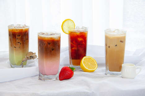 DIY Strawberry Coffees
