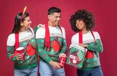 Wine-Themed Holiday Sweaters