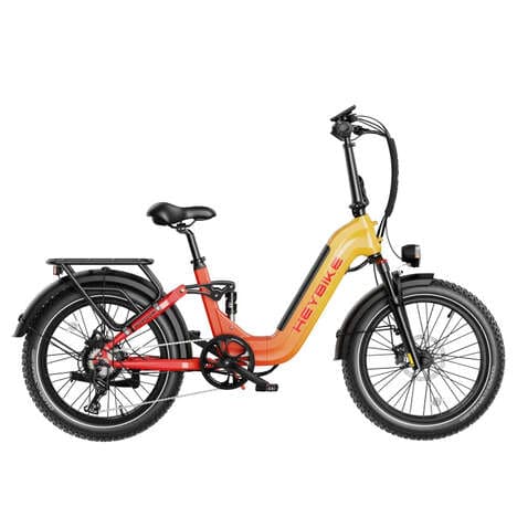 Sunset-Themed E-Bikes