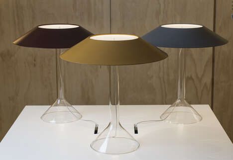Transparent Base Sleek Lamps