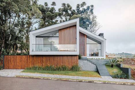 Charming Angular Contemporary Homes
