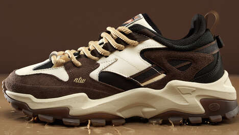 Latte-Inspired Sneaker Models