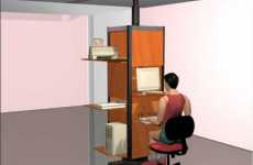 Stacked Office Desks