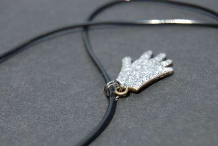 Sparkly Glove Necklaces