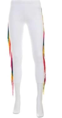Rainbow Fringe Leggings Image 3
