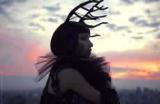 Braided Horns & Tulle Collars