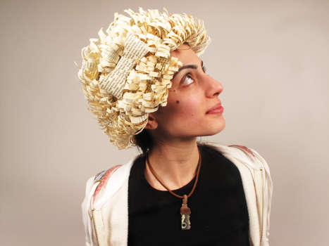 Novel Papercraft Wigs