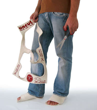 Customizable Cut-Out Footwear