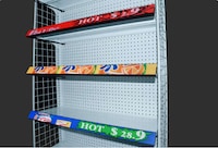 Stretched Retail Shelf Displays