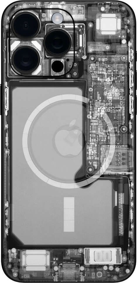 Component-Revealing Phone Cases