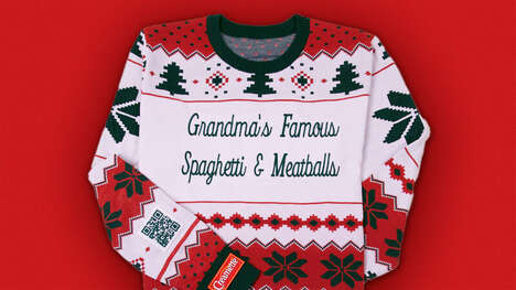 Hand-Embroidered Recipe Sweaters