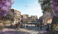 Village-Inspired Tapered Stone Airport Image 2