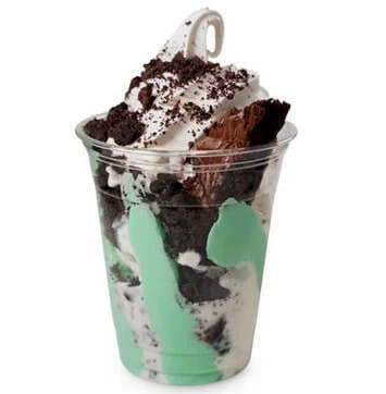 Mint Chocolate Brownie Sundaes