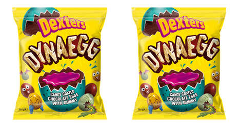 Jelly-Filled Chocolate Egg Candies