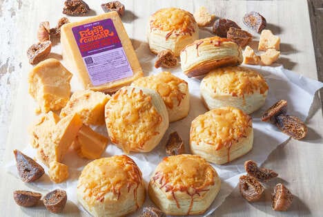Fig-Studded English Cheeses