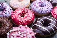 Festive Jelly Donut Assortments Image 1