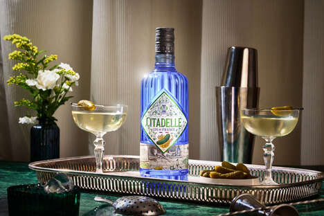 Gherkin-Infused Gin Spirits