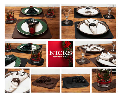 Footwear-Branded Holiday Dinner Sets