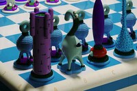 Celestial Anti-Conflict Chess Sets Image 5