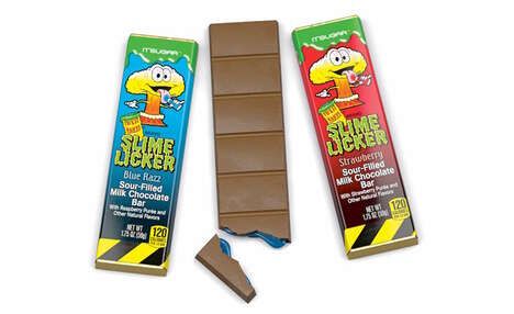 Sour Candy Chocolate Bars