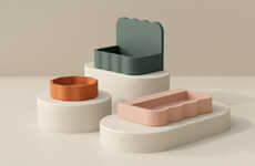 Playful Concrete Wash Basins