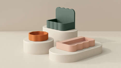 Playful Concrete Wash Basins