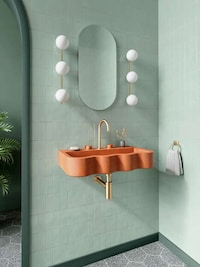 Playful Concrete Wash Basins Image 3