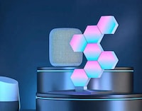 Customizable Hexagonal Desk Lights Image 2