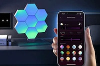 Customizable Hexagonal Desk Lights Image 3
