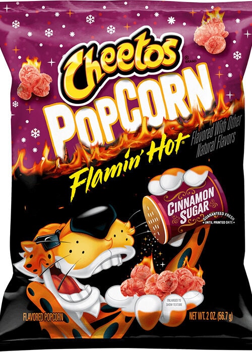 Cheetos Cheddar Popcorn, Cheddar Popcorn Meets Cheetos Cheesy