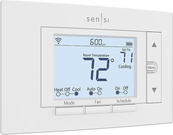 SwitchBot Smart home White Smart Thermostat in the Smart Thermostats  department at