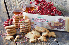 Festive Cranberry Butter Cookies