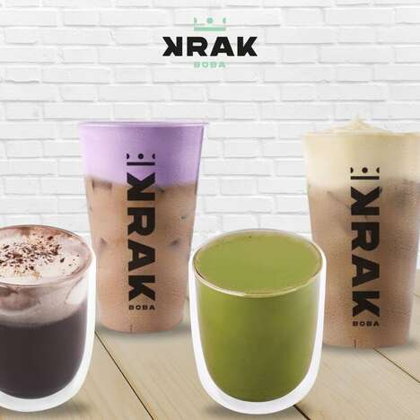 Creamy Taro Coffees