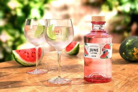 Melon-Flavored Gin Spirits