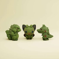 3D-Printed Matcha Figurines Image 2