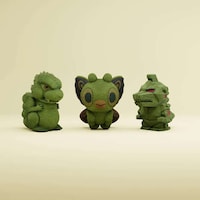 3D-Printed Matcha Figurines Image 3