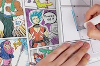 Comic Book Coloring Kits Image 2